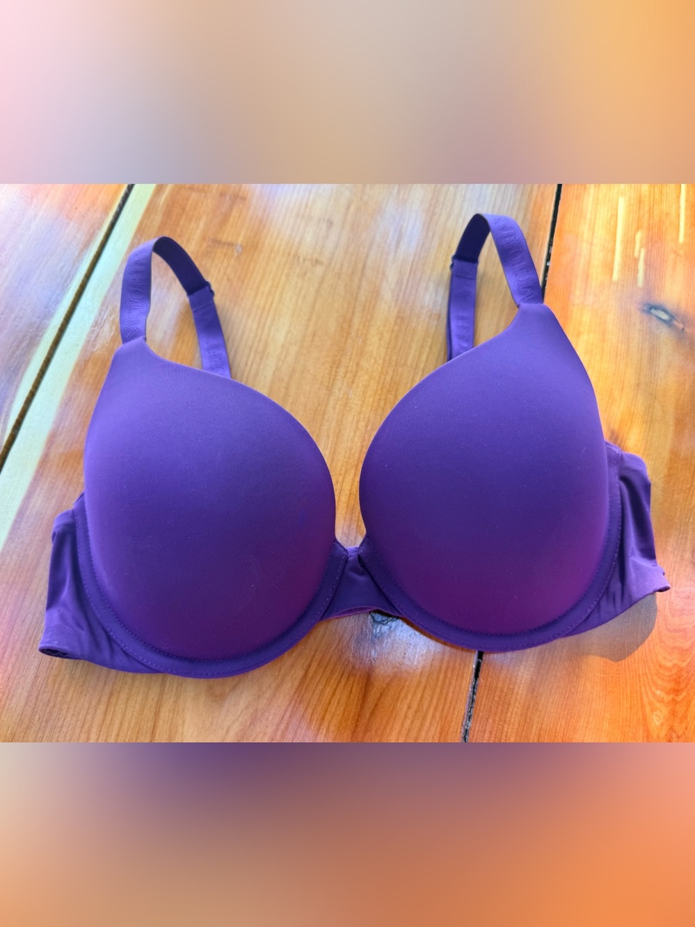 Victoria's Secret Purple Padded T-Shirt Bra 36C